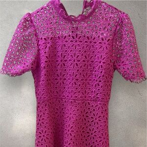 Elegant Pink Lace dress